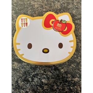 Hello Kitty Apple Collection 6 Scented Hand Creams in Collectible Shaped Tin new